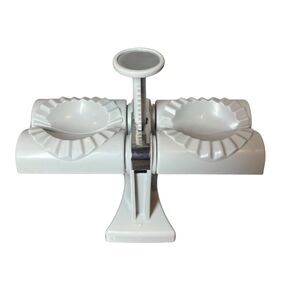 Manual Double Dumpling Maker Press Mold Pierogi Empanada Ravioli Tool Unbranded